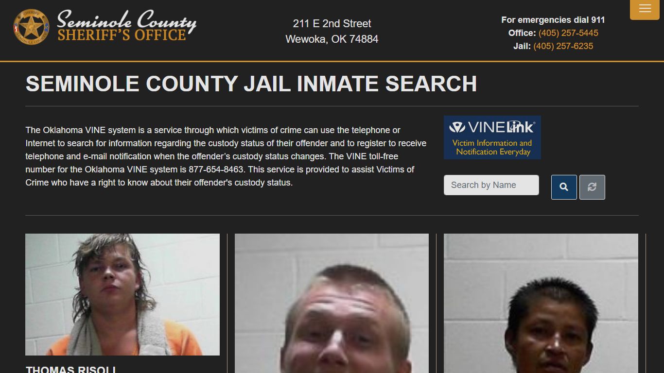 Inmate Search - Seminole County Sheriff's Office
