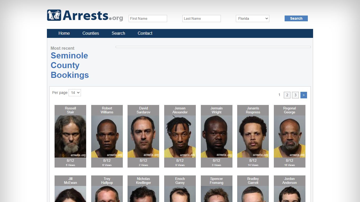 Seminole County Arrests and Inmate Search